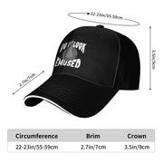 Baseball Cap by LUJNGPLS – Polyester, Emused Emu Animal