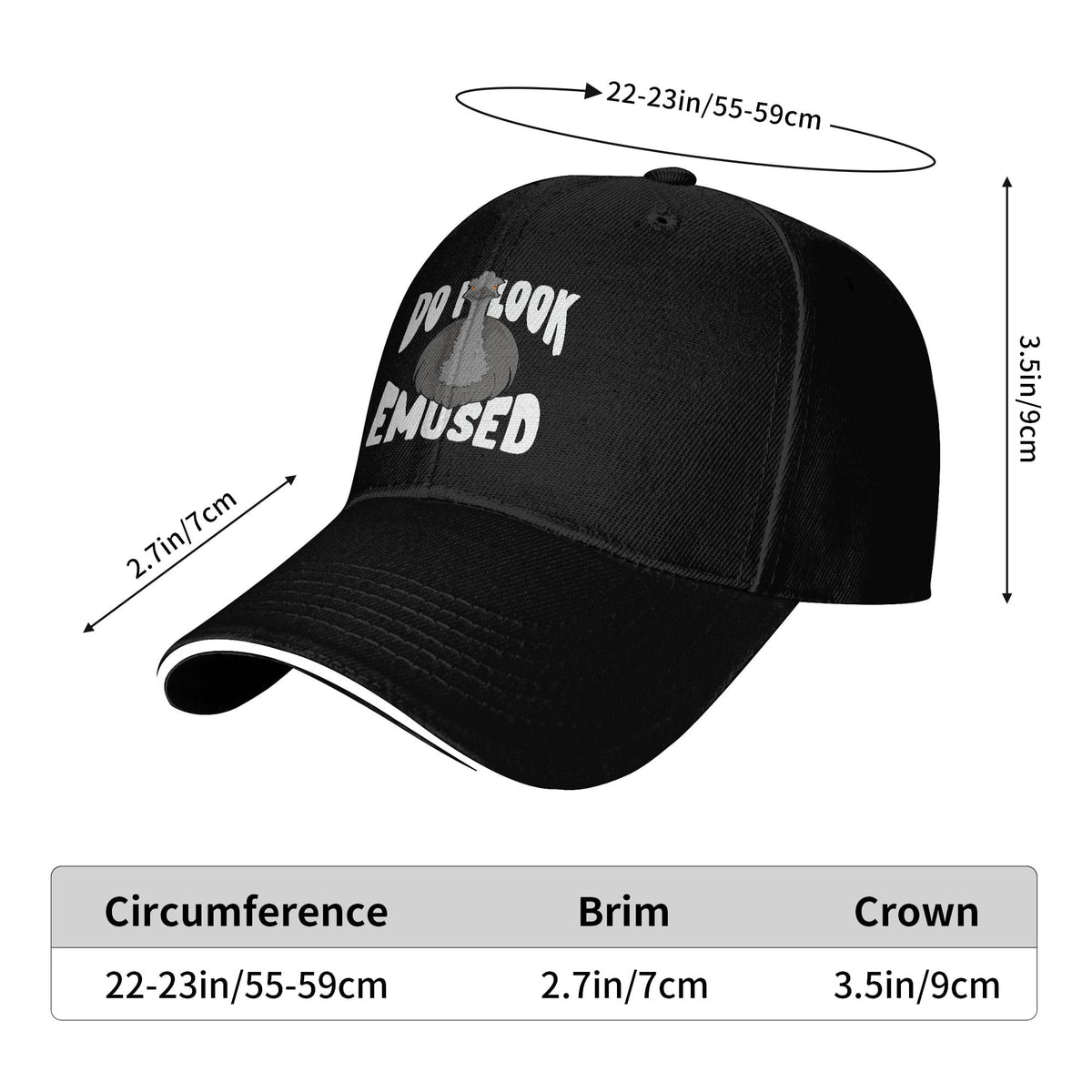 Baseball Cap by LUJNGPLS – Polyester, Emused Emu Animal