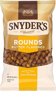 Snyder's of Hanover Pretzels, Rounds, Butter, 12 Oz