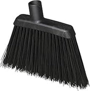 Carlisle FoodService Products 4686003 Duo-Sweep Plastic Small Debris Lobby Broom with Handle, 30 Inches, Black