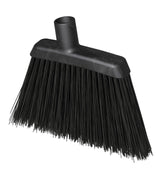 Duo-Sweep Plastic Small Debris Lobby Broom with Handle by Carlisle FoodService Products – 30 Inches (Pack of 1), Polyester, Black, Model 4686003