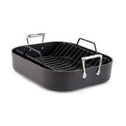 All-Clad HA1 Nonstick Roaster with Rack, 13 x 16 Inch, Black