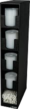 Lid and Straw Tower with 4 Lid Compartments and 1 Straw Compartment for Restaurants by San Jamar – 20 Inches, Polystyrene, Straw, Model L2204