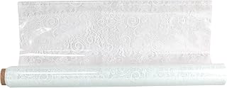 Reliant Ribbon Floral Accessories - Krystalphane Victorian Cello Lace 20in Rd, White, 20 Inch, 100 Feet