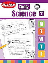 Evan-Moor Daily Science, Grade 1 Homeschooling and Classroom Resource Workbook, Printable Worksheets, Teaching Edition, Earth, Life, and Physical Science, Vocabulary, Test Prep, Hands-On Projects