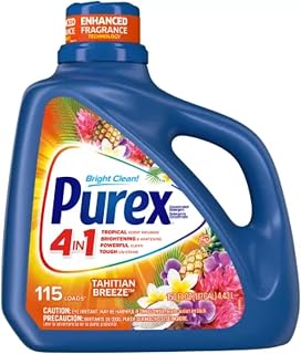 Purex Liquid Laundry Detergent, Tahitian Breeze, 150 oz (100 loads)