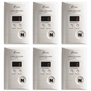 Carbon Monoxide Detector by Kidde – 6 Pack, White, Model 21006973
