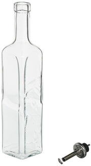 Glass Oil Cruet by Pasabahce – 16.9 Ounces, 0.5 liters, Glass, Transparent, Model 80229