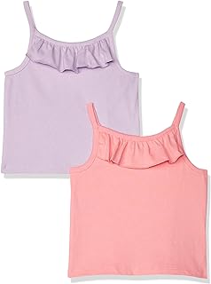 Gerber Baby Girls 2-Pack Sleeveless Tops