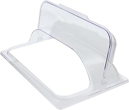 Crestware PDC1F Polycarbonate Dome Flip Cover, Full, Clear