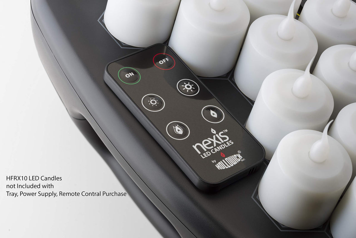 Hollowick Tray + Remote Control + Power Supply / 1 Flameless Candles