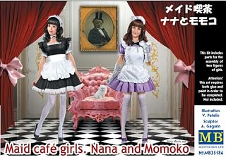 Masterbox Master Box Maid CAFÈ GILRS - Nana and Momoko 1/35 35186 Two Figures New Model