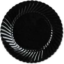 CW10144BK Classicware Plates, Plastic, 10.25 in, Black (Case of 144)