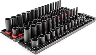 TEKTON 1/4 Inch Drive Impact Socket Set, 58-Piece | SID90205
