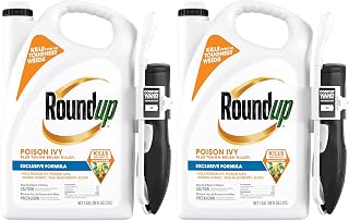Roundup Poison Ivy Plus Tough Brush Killer₂ with Comfort Wand,Visible Results in Hours,1 gal.,(Pack of 2)