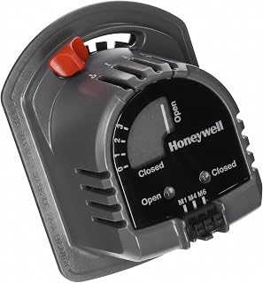 Honeywell M847D-ZONE/U TrueZone Damper Actuator, 24VAC Spring Return | Direct Replacement for M847D1004/1012, Adjustable Range Stops for ARD, EARD & ZD Zone Dampers