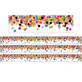Rolled Straight Border by Teacher Created Resources – OS, Paper, White., Model 8952-3