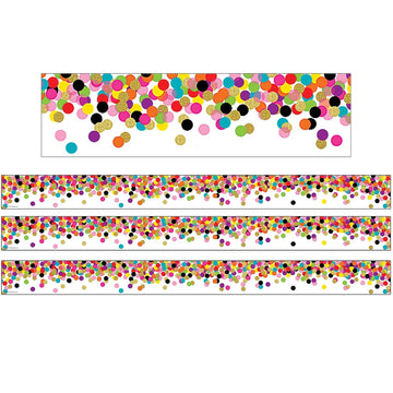 Rolled Straight Border by Teacher Created Resources – OS, Paper, White., Model 8952-3