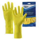 General Purpose Latex Glove by Hospeco – Small, Latex, Yellow, Pack of 12, Model GL-L116LS
