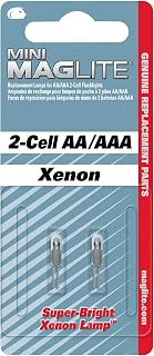 MagLite Replacement Xenon Lamp for Mini 2-Cell AA/AAA Flashlight