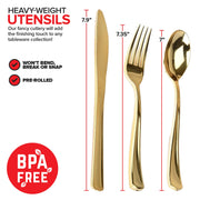 Stock Your Home 50 Count / Gold / Classic Spoons