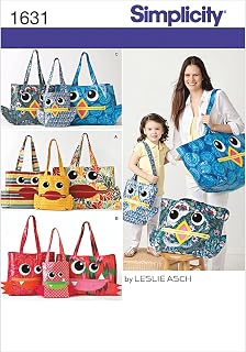 Simplicity Creative Patterns 1631 Totes in 3 Sizes