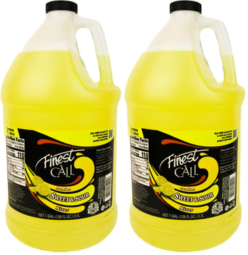 Premium Sweet & Sour Drink Mix by Finest Call – 128 Fl Oz (Pack of 2), Pack of 2