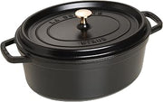 STAUB 5.75 Qt. Black Matte Cocotte # 1103125 (Black)