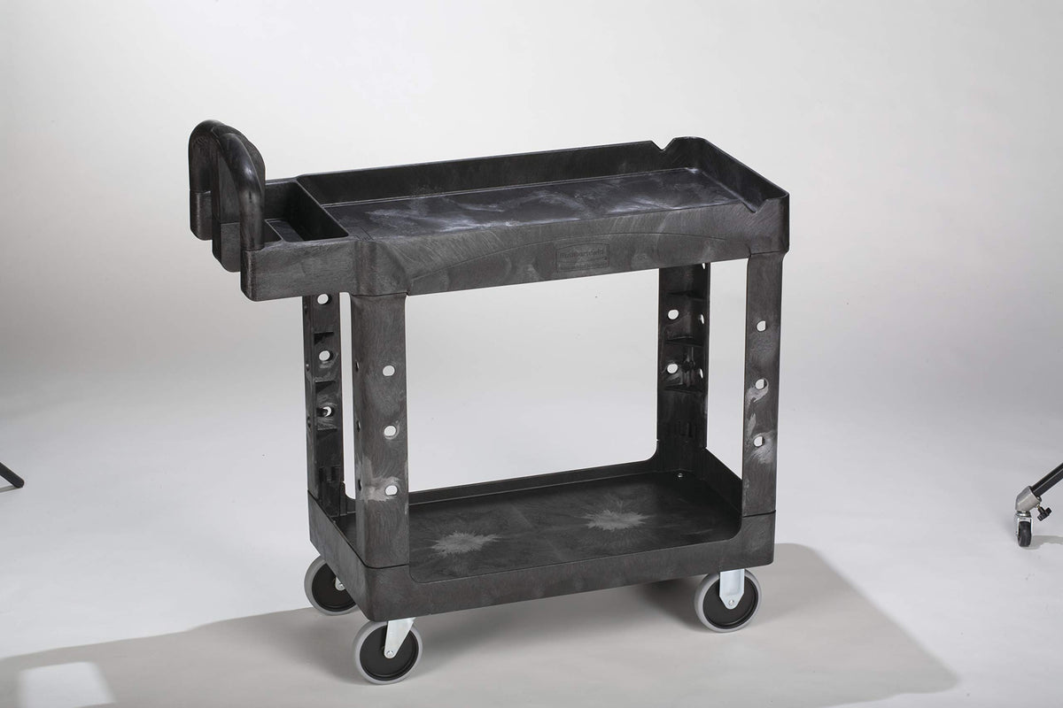 Rubbermaid Commercial Products Black / Small / 2-Shelf Utility Carts