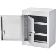 Global Industrial Stainless Steel / 8"L x 12"W x 15"H / Industrial Safety Storage Cabinets