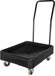 Carlisle FoodService Products Cateraide Dolly for Xdl3000H Pan Carriers with Handle for Catering and Events, Plastic, Black