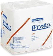 Kimberly-Clark Professional Wypall L30 Wipers - 13" Length X 12-1/2" Width, White, 90 Wipers