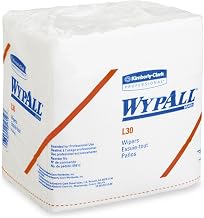 Kimberly-Clark Professional Wypall L30 Wipers - 13" Length X 12-1/2" Width, White, 90 Wipers