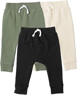 Gerber Baby Boys' Toddler 3-Pack Jogger Pants