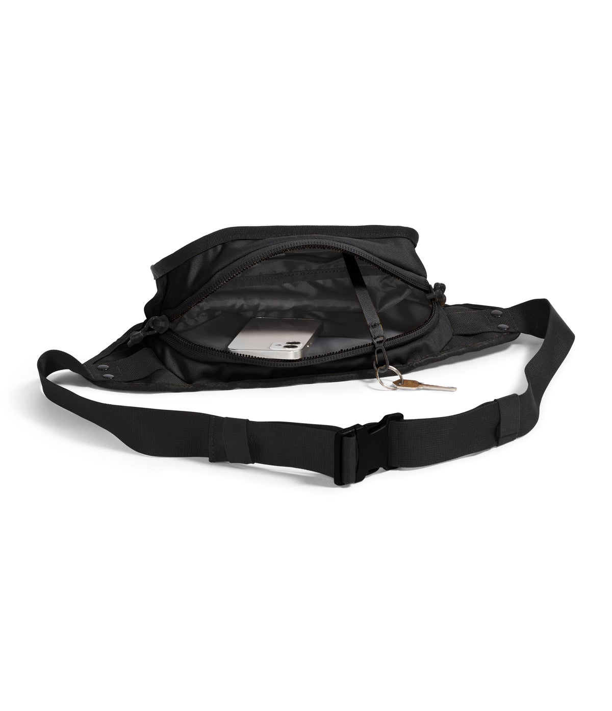 Explore Hip Fanny Pack by The North Face – One Size, Polyester, TNF Black/TNF White-NPF, Model NF0A3KZX