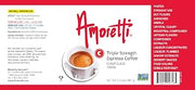 Amoretti Triple Strength Espresso Coffee Compound 2.2 lbs - Natural Flavors, Shelf Stable Even After Opening, Certified Kosher, TTB Approved, Perfect for Baking Applications & Beverages