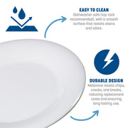 Carlisle FoodService Products 10.5" / White / Modern Dinner Plates