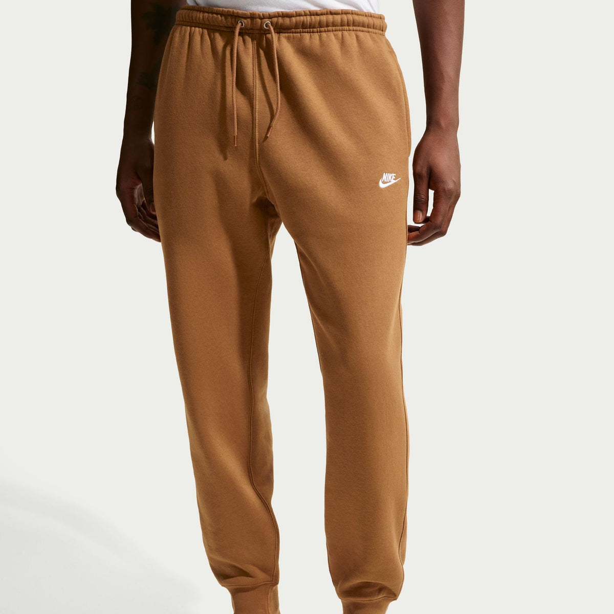 Men's Club Joggers by Nike – Small, Cotton Blend, Black/Black/White, Model FN3787