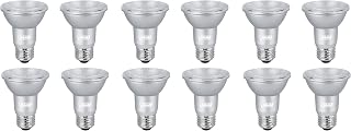 Feit Electric PAR20 LED Bulbs, 50W Equivalent, Dimmable Spotlight Bulbs, 3000k Bright White, E26 Base, 90 CRI, 450 Lumen, 22-Year Lifetime, Flood Light Bulbs, Damp Rated, PAR20DM/930CA/4, 12 Pack