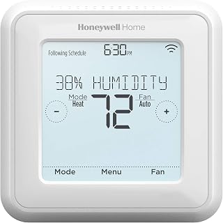 Honeywell Home RCHT8600ZW1003 Zwave T5 Z-Wave 7-Day Programmable Thermostat with Touchscreen Display, White