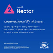 Thick & Easy Water (Hint of Lemon) / 4 Fl Oz (Pack of 24) / Nectar Iced Tea
