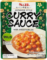 S&B Curry Sauce with Vegetables Mild, 7.4-Ounce (Pack of 10)
