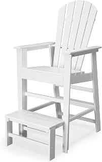 Polywood SBL30WH South Beach Lifeguard Chair, White