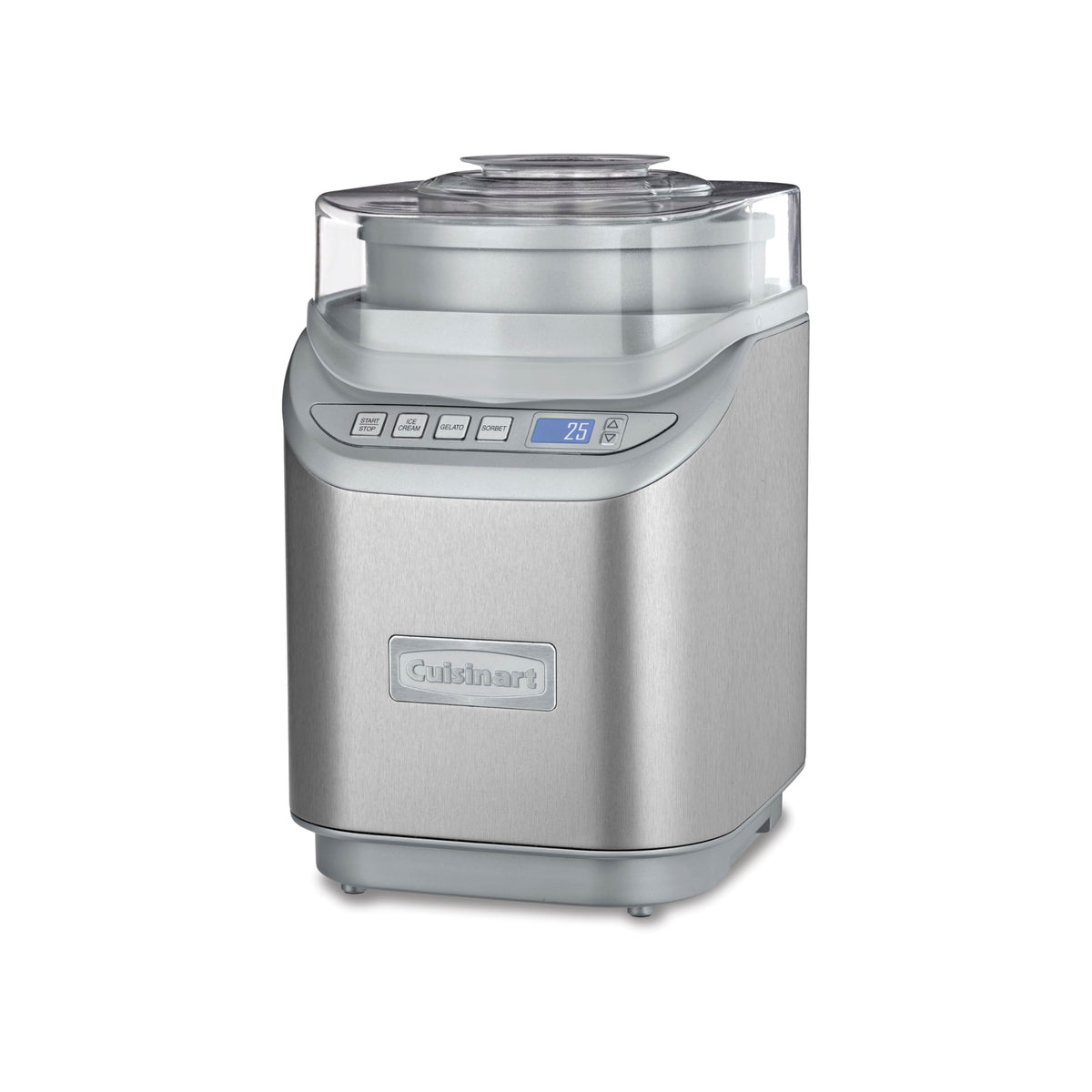 Cuisinart Ice Cream Maker with Countdown Timer / 1 / Brushed Chrome Ice Cream Machines