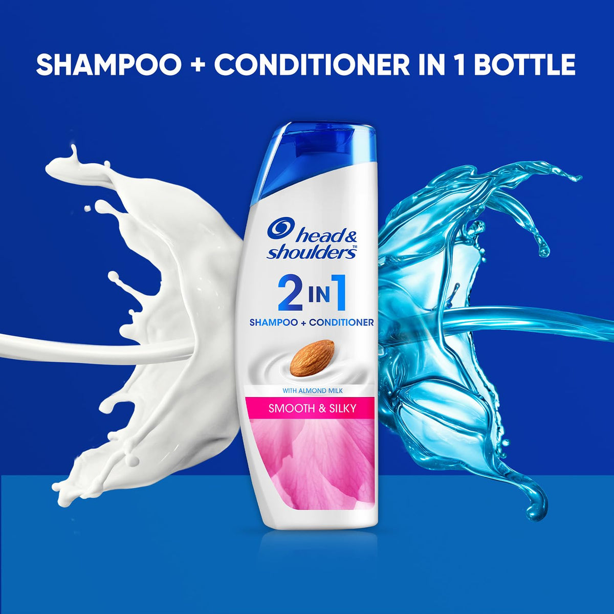 Smooth and Silky 2-in-1 Anti Dandruff Shampoo + Conditioner (180ml) by Head & Shoulders – 1 Count (Pack of 1), Model 82272336