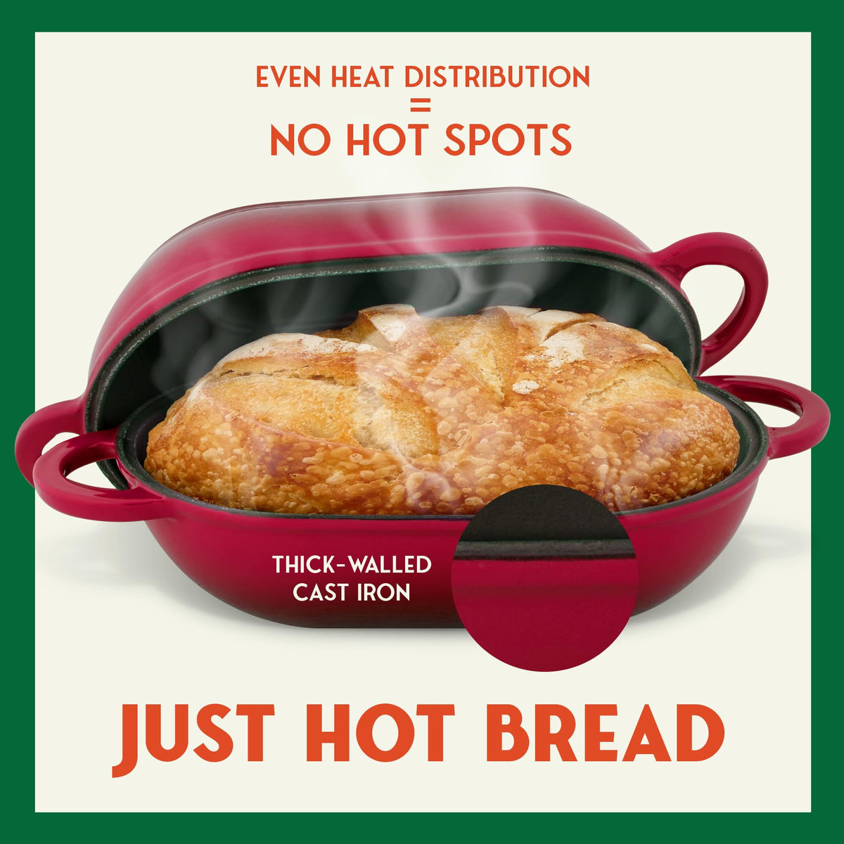 Basilico Red / 2 Qt / 9.0 kilograms Dutch Ovens
