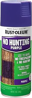 Rust-Oleum 270970 Specialty No Hunting Purple Spray Paint, 12 oz