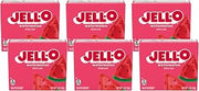 Jell-O Watermelon Gelatin Mix 3 Ounce Box (Pack of 6)