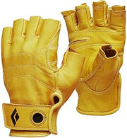 BLACK DIAMOND Stone Belay/Rappelling Gloves, Climbing, Leather, Fingerless