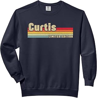 Curtis Gift Name Personalized Birthday Funny Christmas Comfort Colors Adult Sweatshirt
